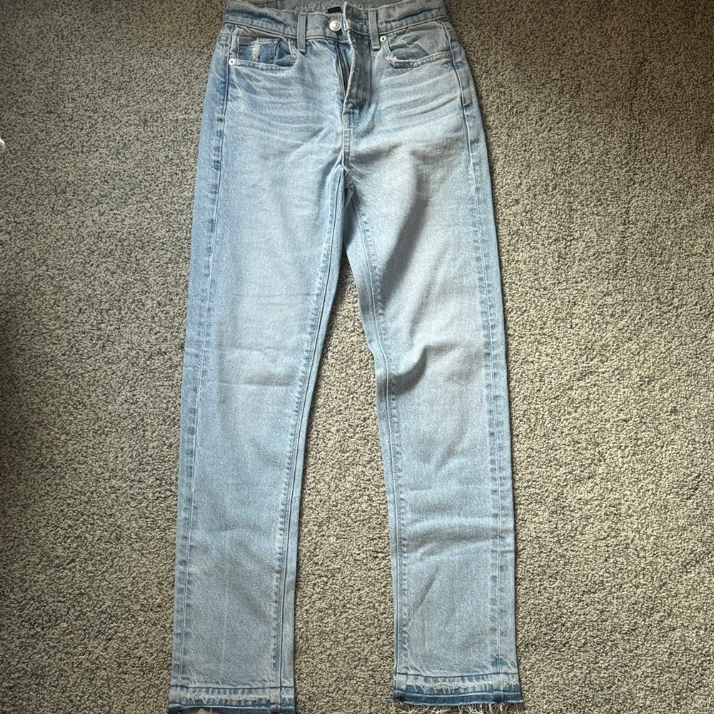American Eagle Outfitters Super High Rise Straight Jean